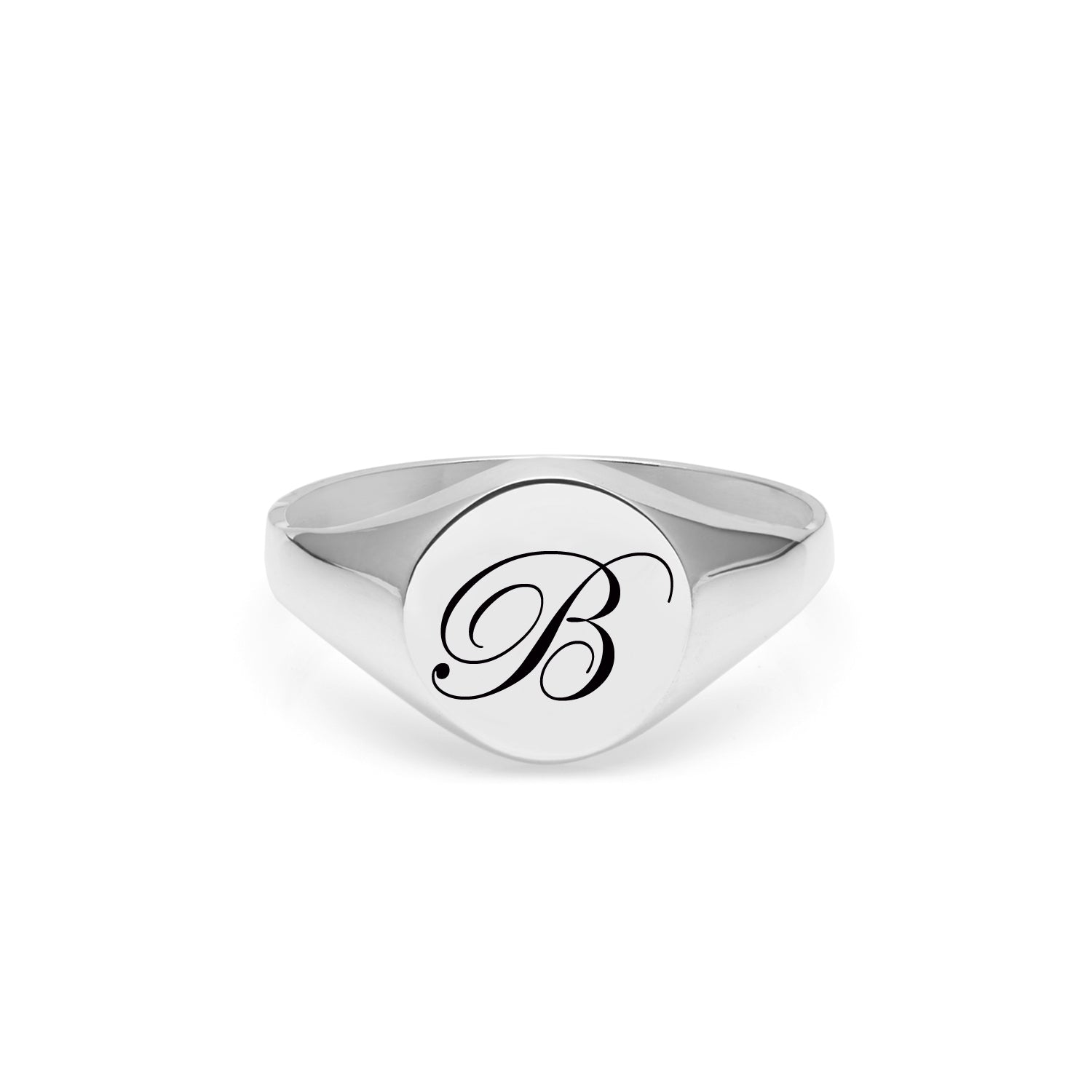 Women's Silver Signet Rings