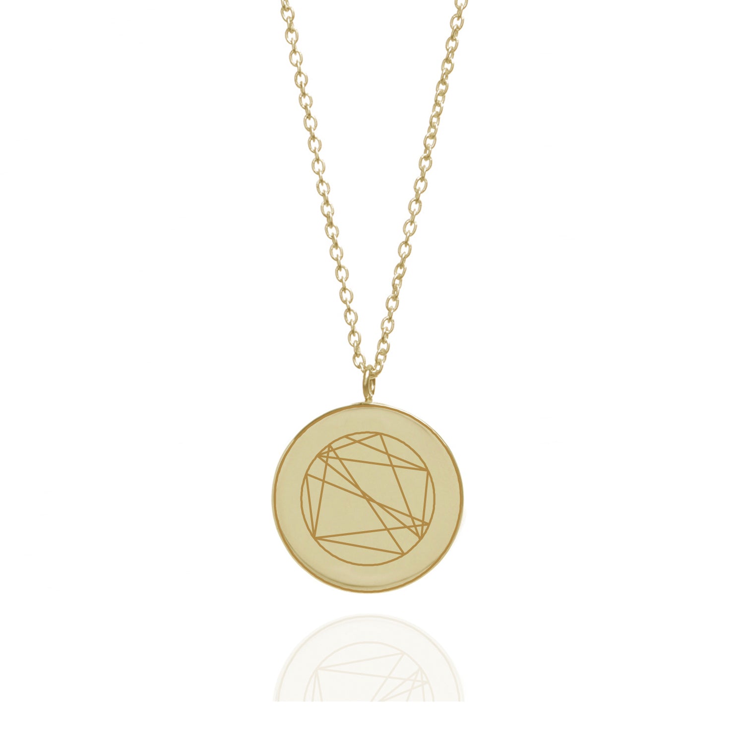 Gold Birth Geometry Jewellery