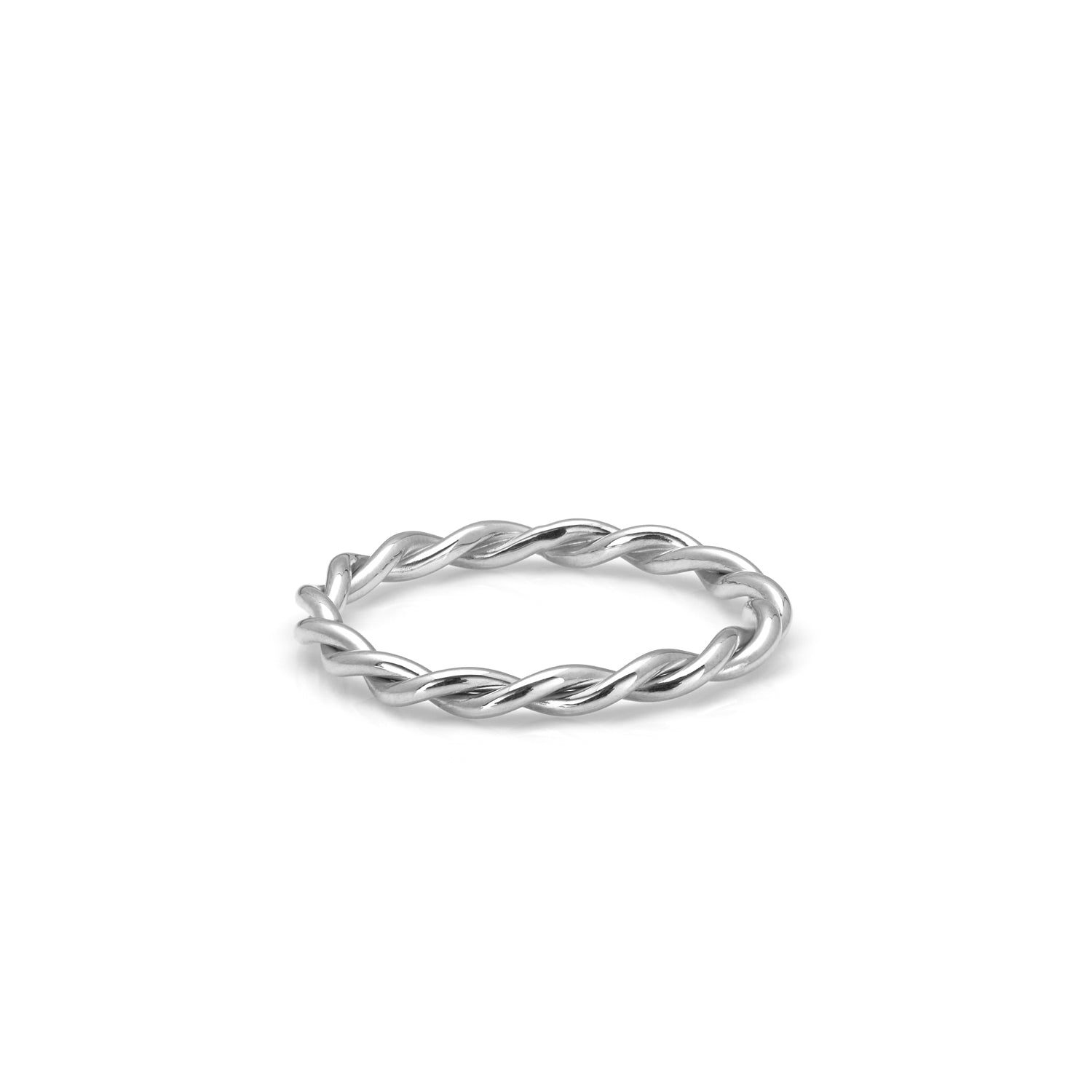 Twisted Band - Silver