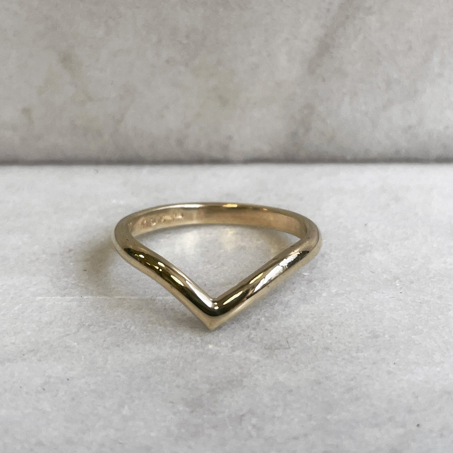 Wishbone Ring - 18k Yellow Gold