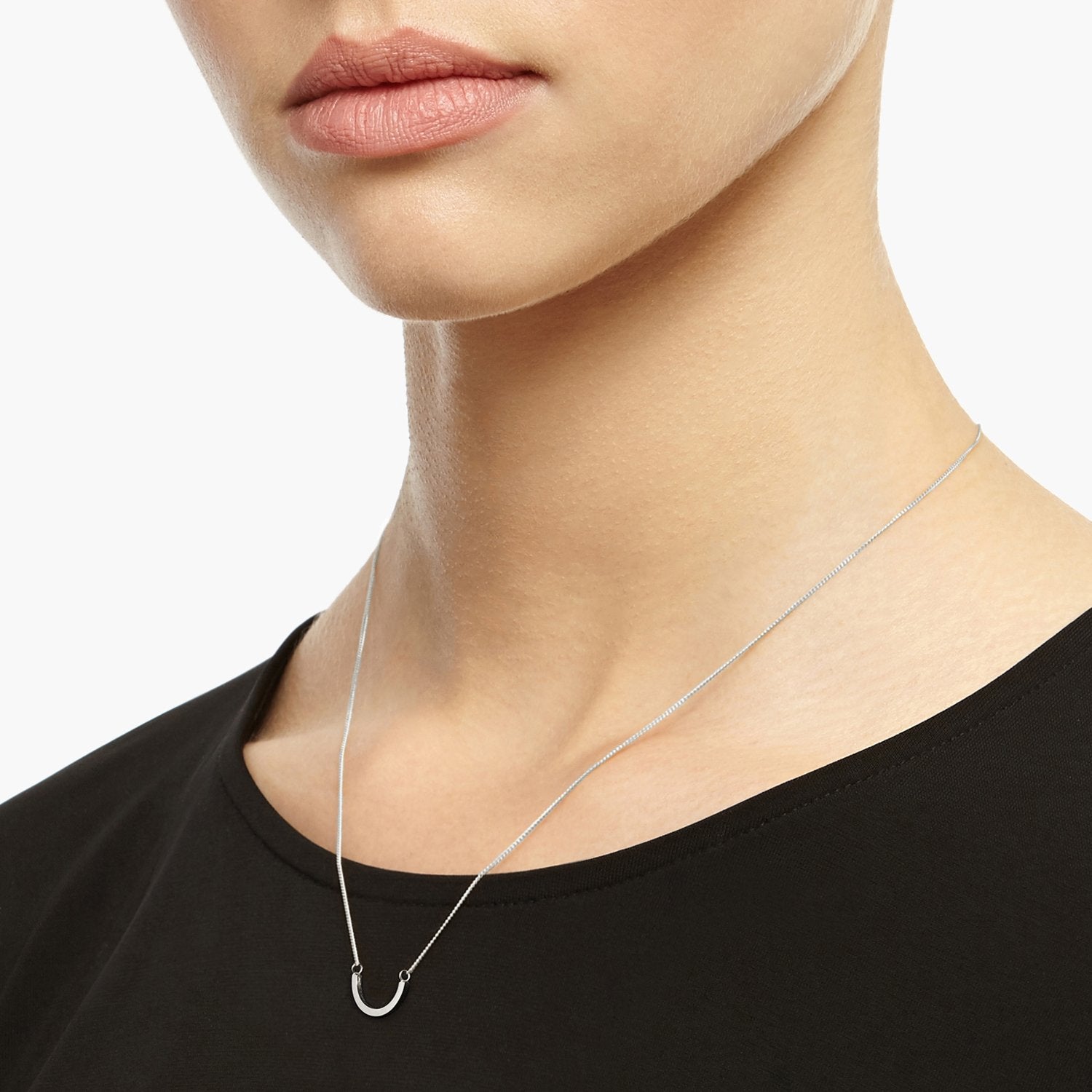 Arc Necklace - Silver - Myia Bonner Jewellery