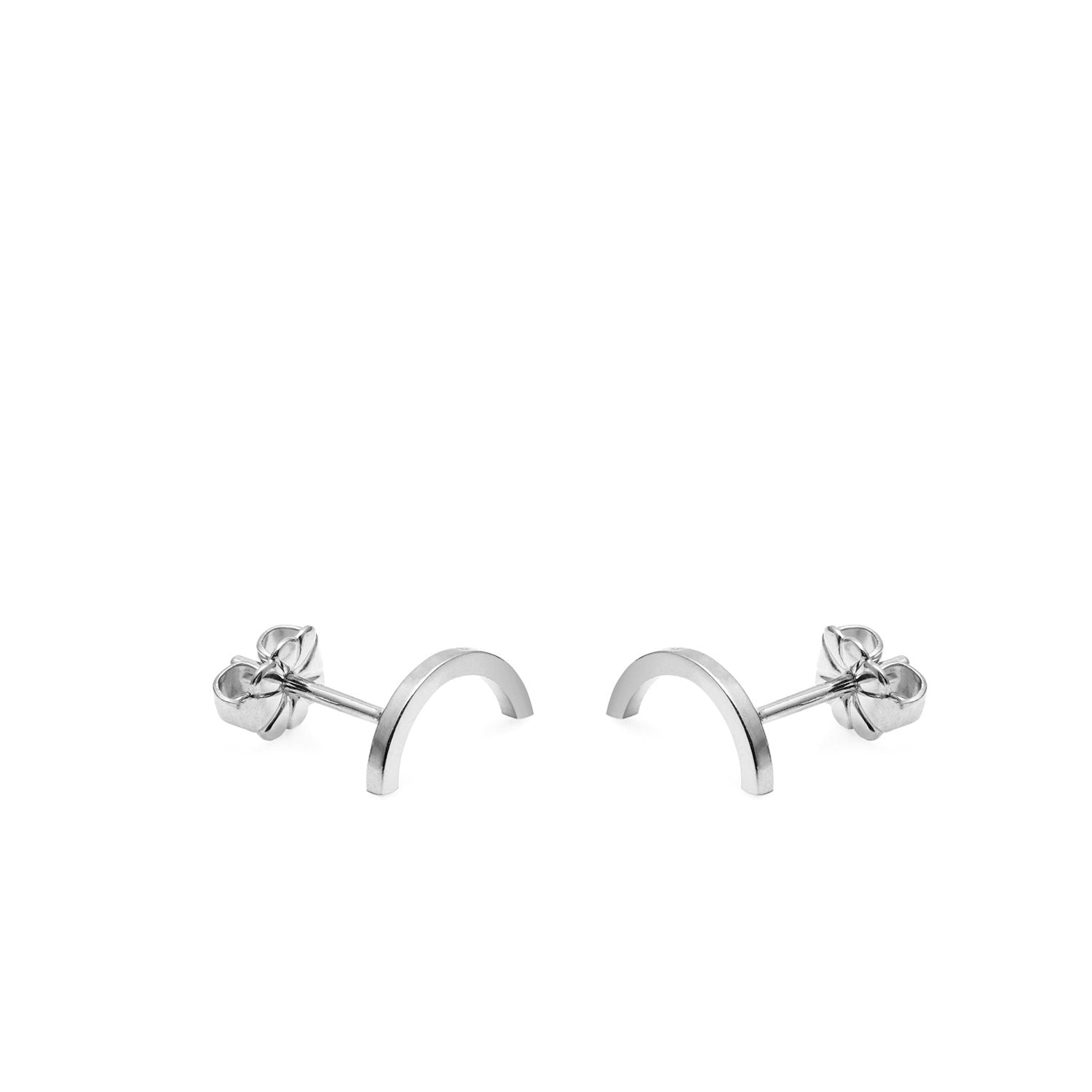 Arc Stud Earrings - Silver - Myia Bonner Jewellery