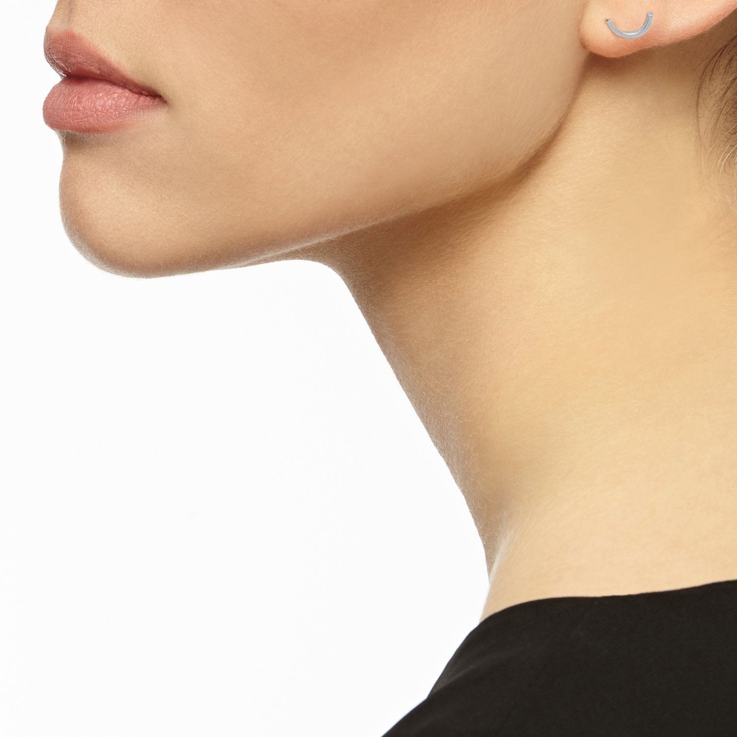 Arc Stud Earrings - Silver - Myia Bonner Jewellery