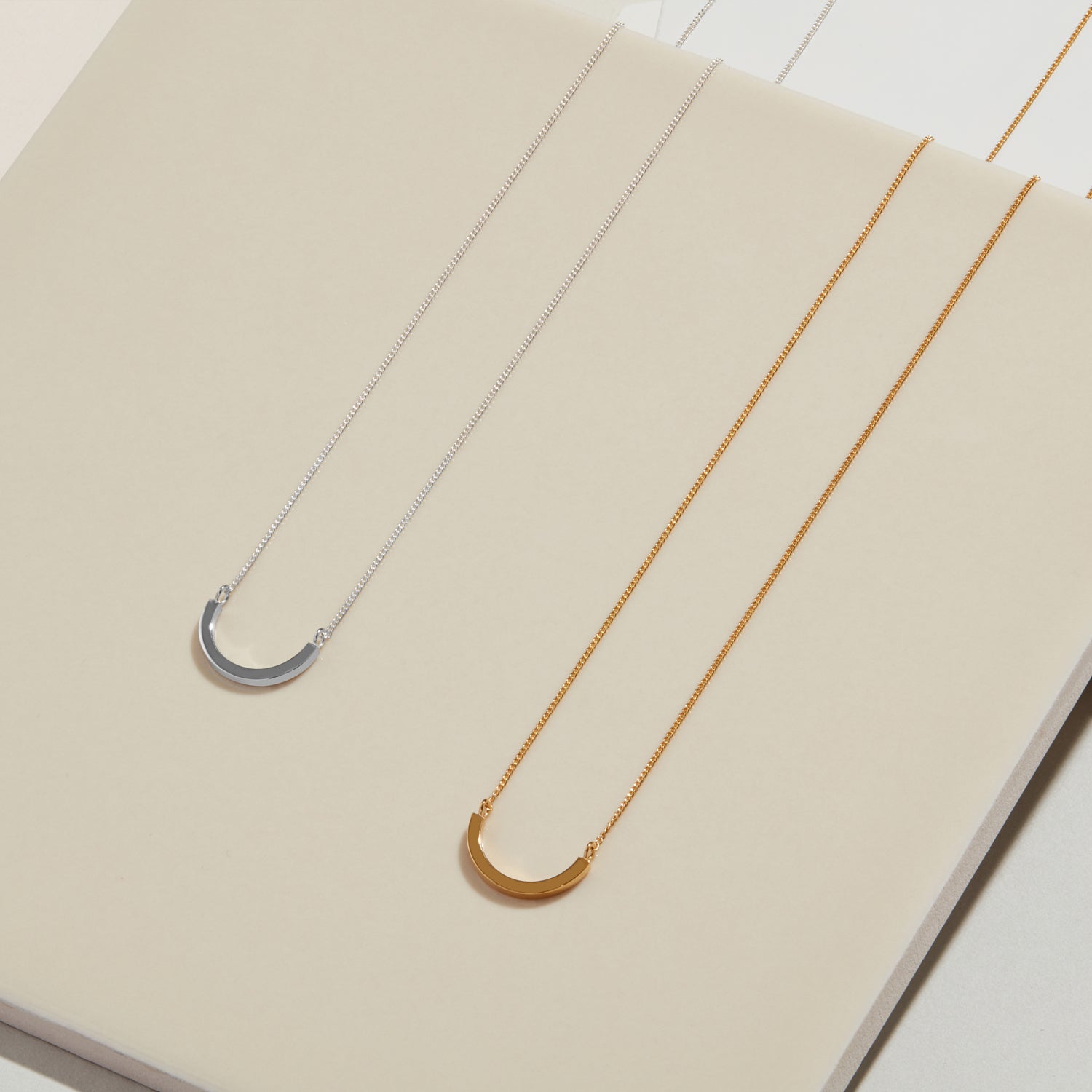 Arc Necklace - Silver - Myia Bonner Jewellery