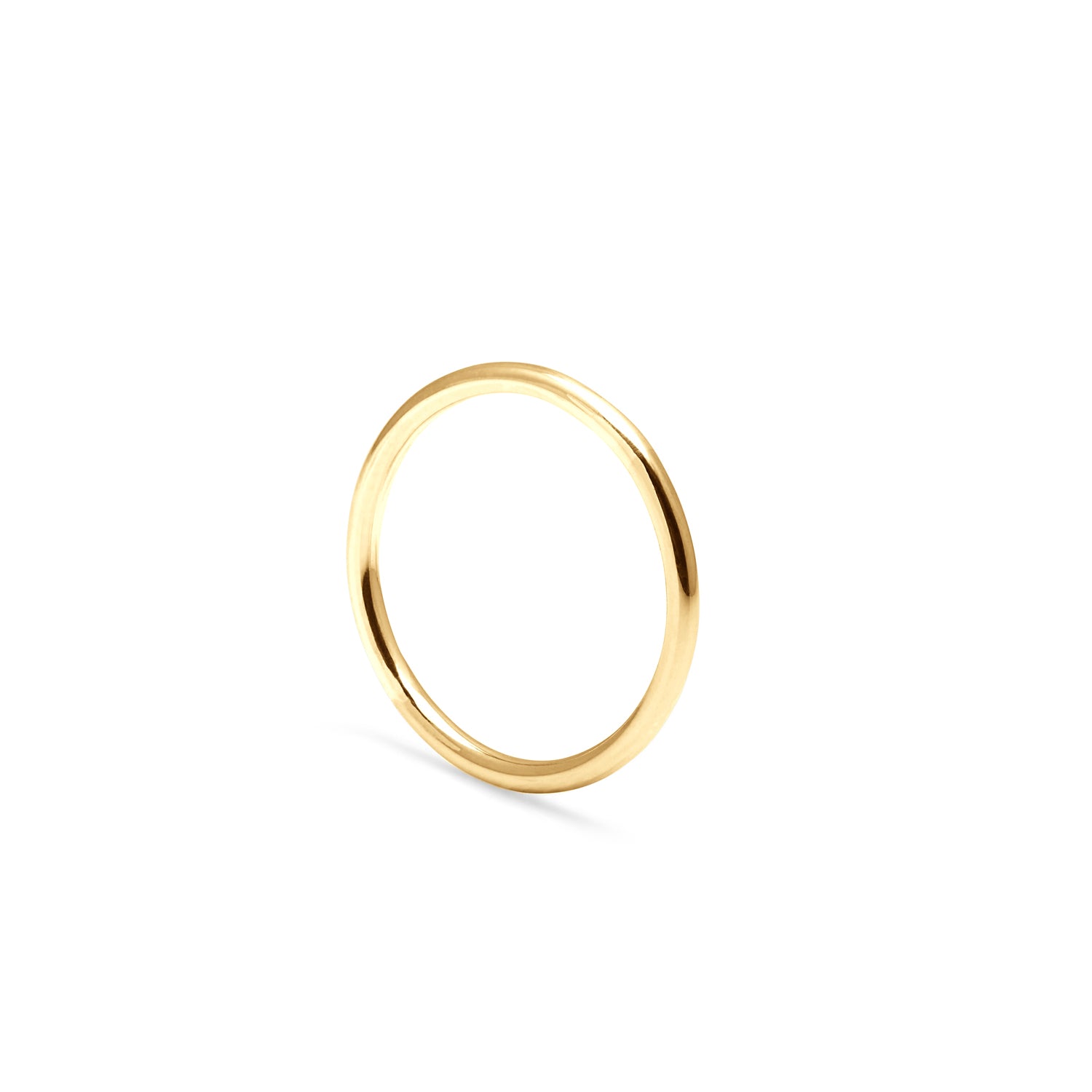 Halo Round Ring - 9k Yellow Gold