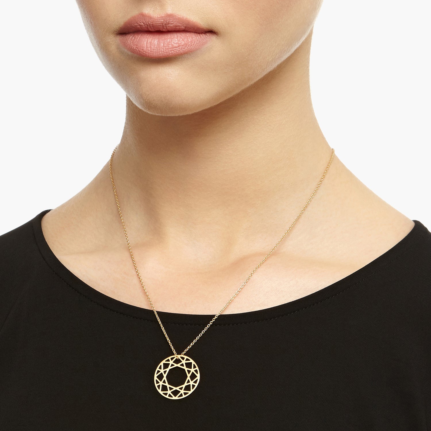 Brilliant Diamond Necklace - Gold - Myia Bonner Jewellery