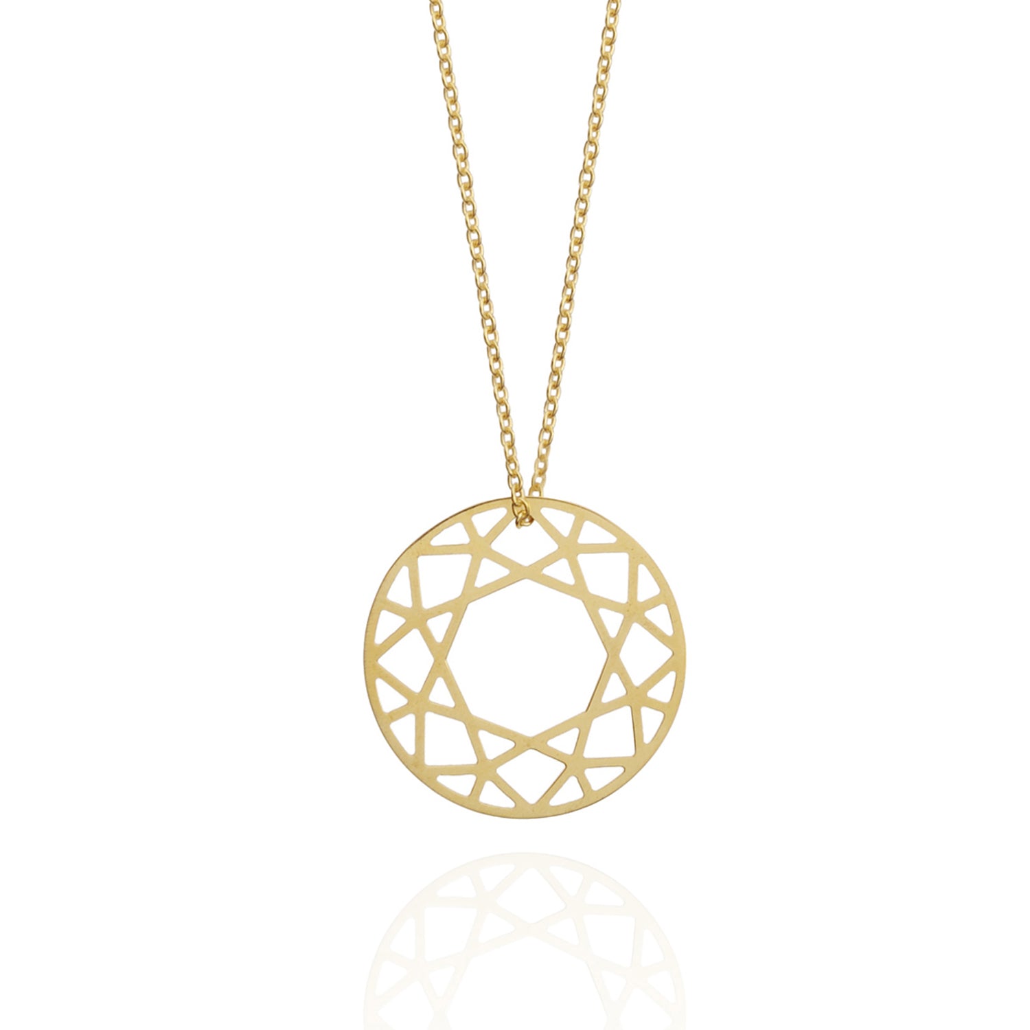 Brilliant Diamond Necklace - Gold - Myia Bonner Jewellery