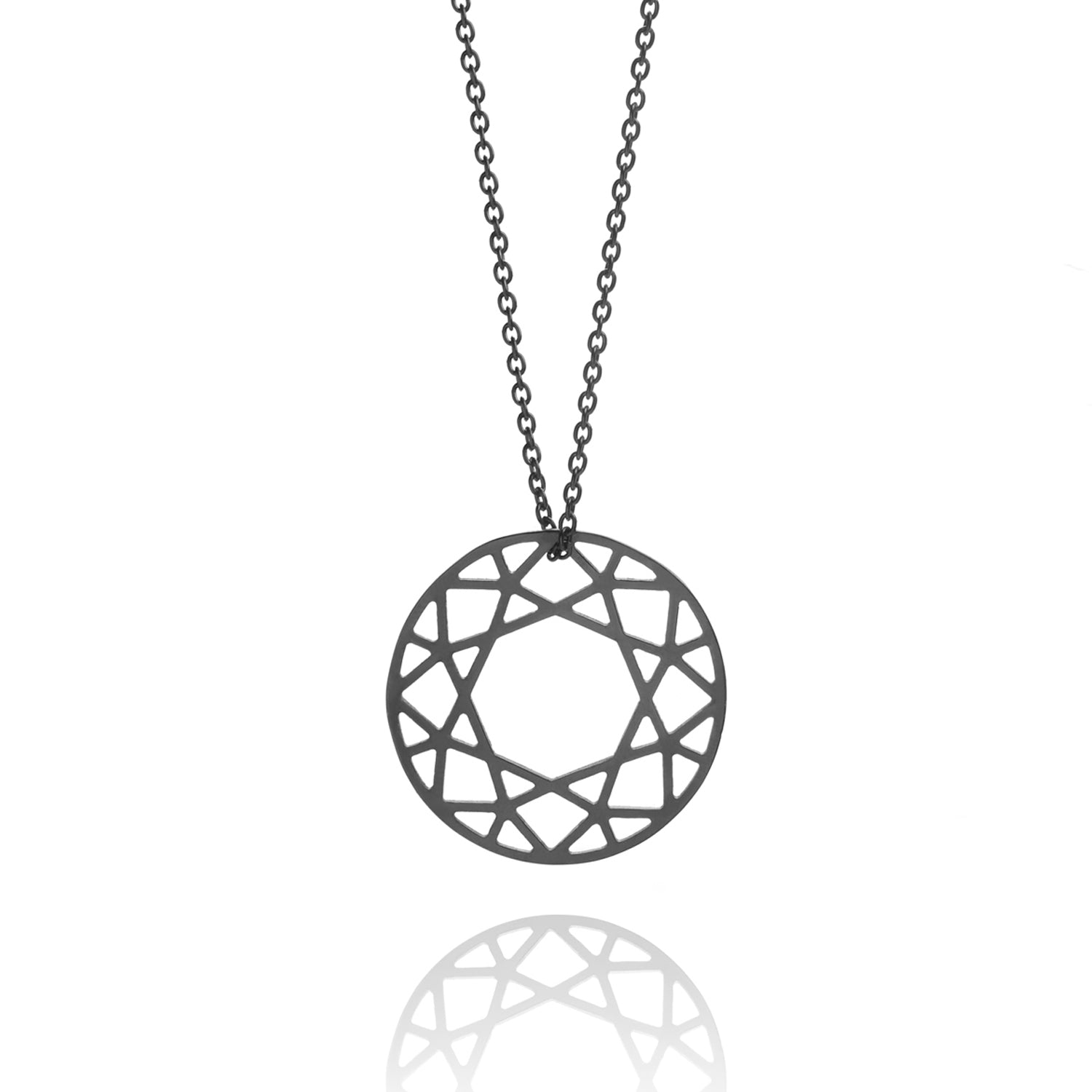 Brilliant Diamond Necklace - Black - Myia Bonner Jewellery