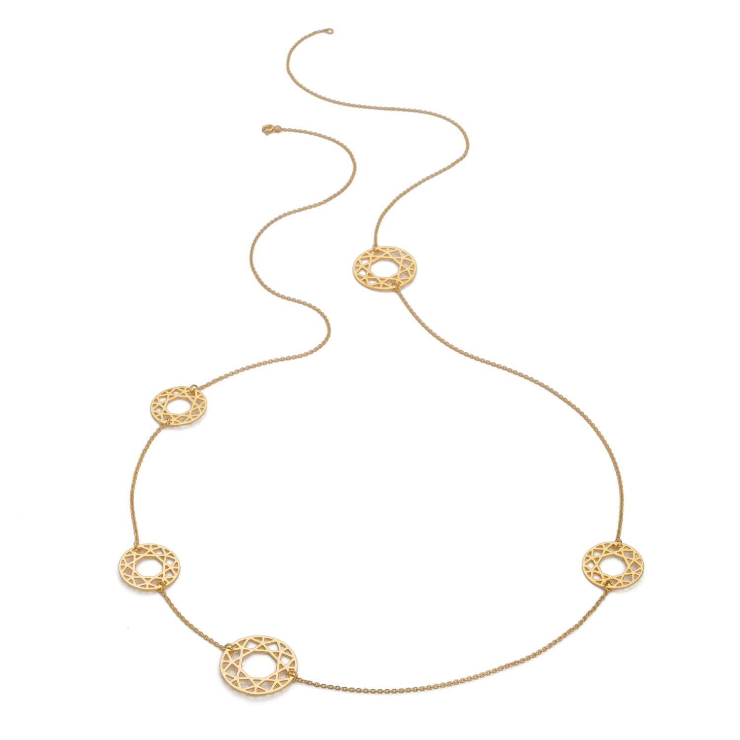 Multi-Brilliant Diamond Necklace - Gold - Myia Bonner Jewellery