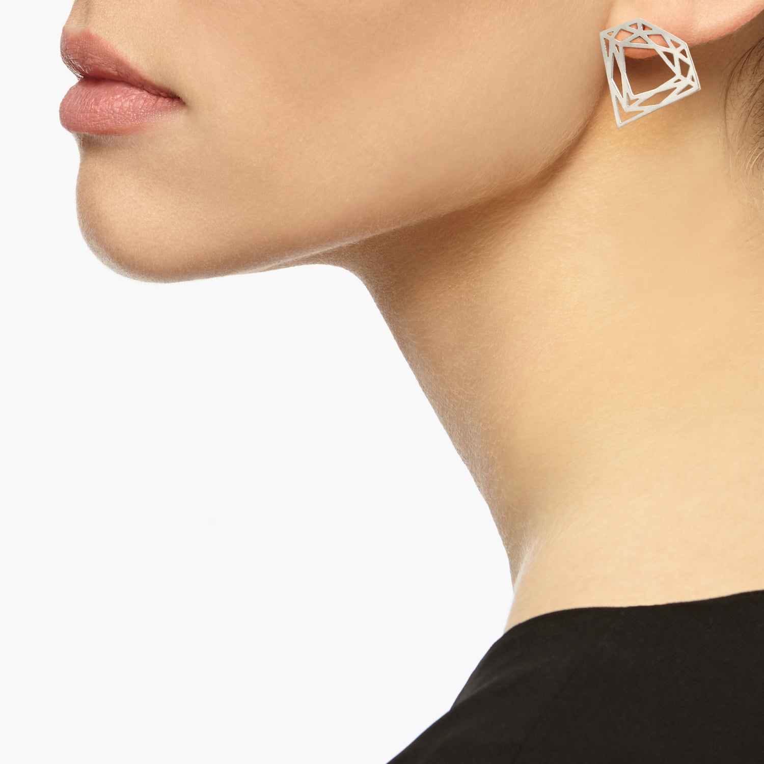 Classic Diamond Stud Earrings - Silver - Myia Bonner Jewellery