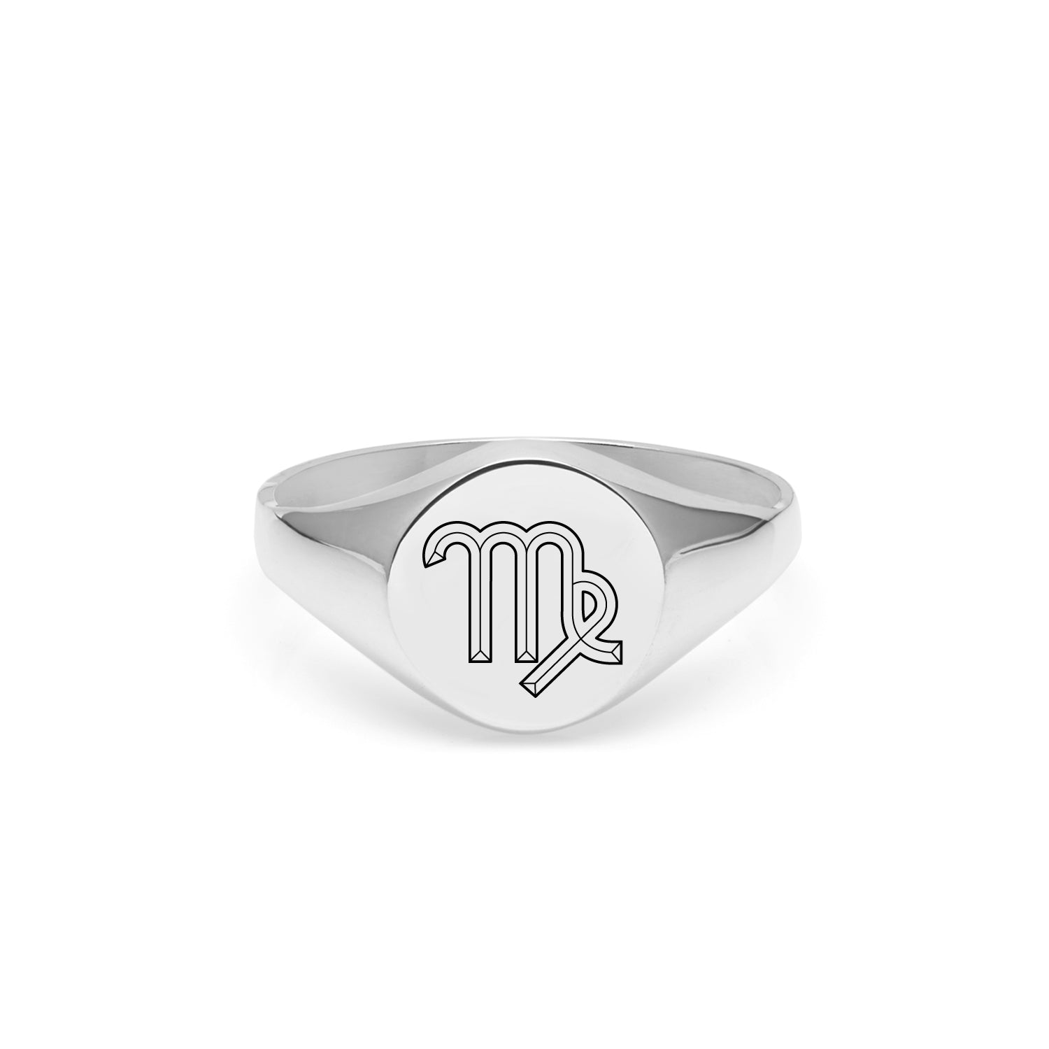 Virgo Signet Ring - Silver