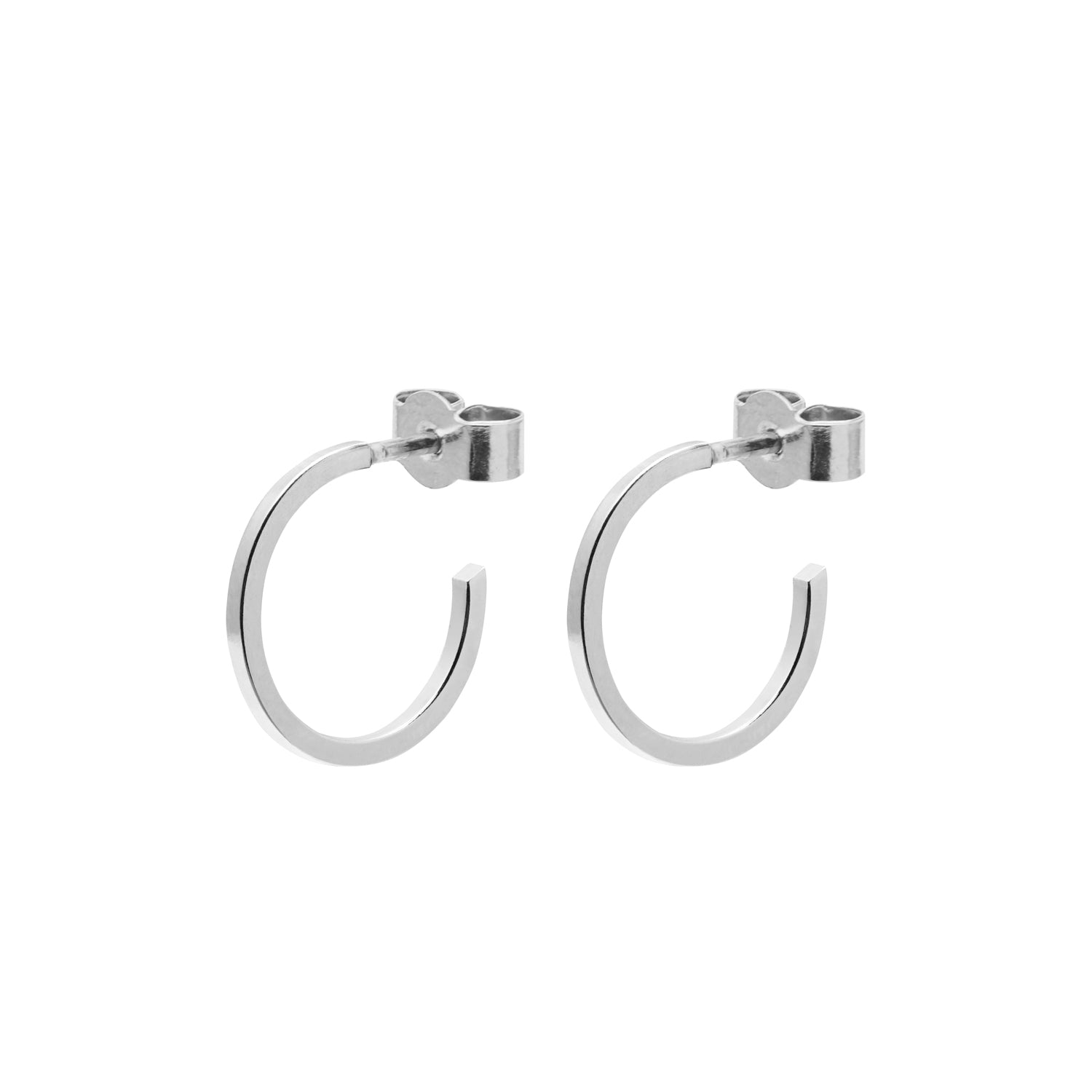 Mini Hoop Earrings - Silver - Myia Bonner Jewellery