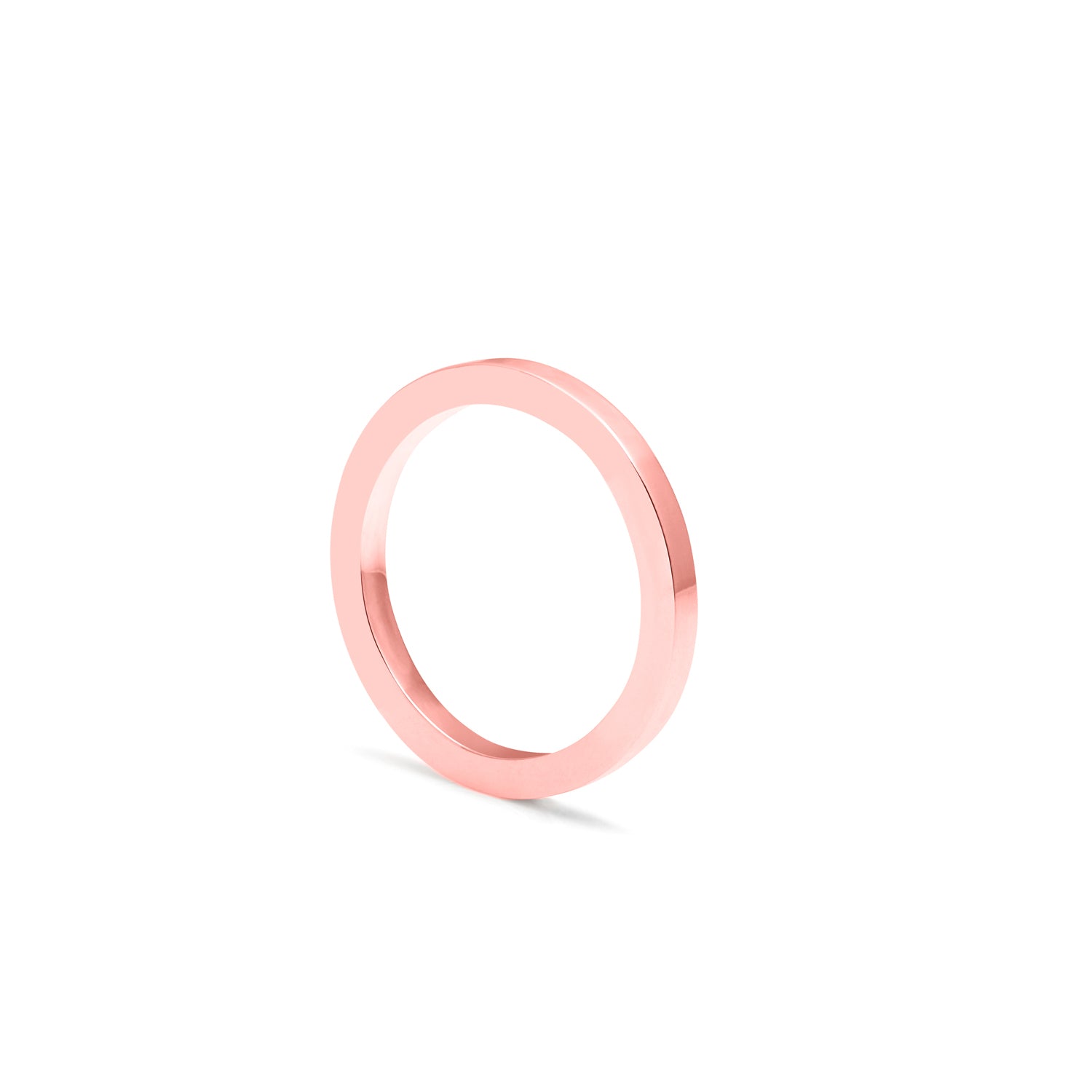 Square Band 2mm - 18K Rose Gold