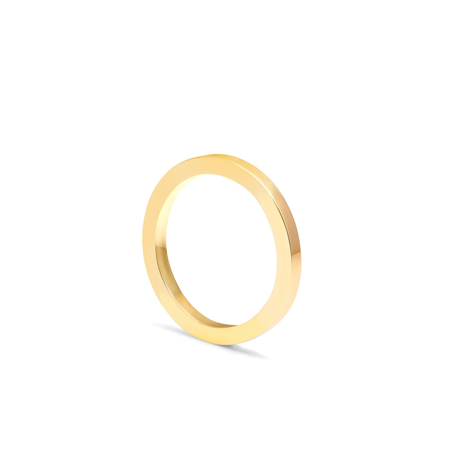 Square Band 2mm - 18K Yellow Gold