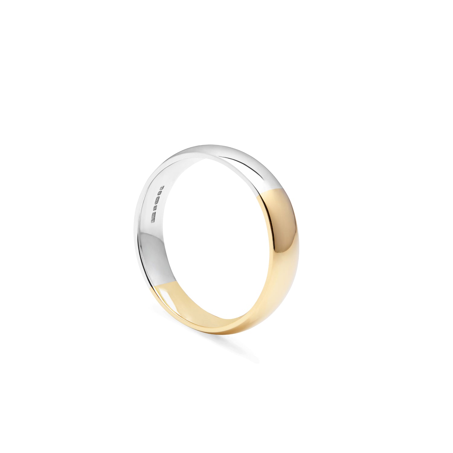 Recycled Gold Men's Wedding Rings