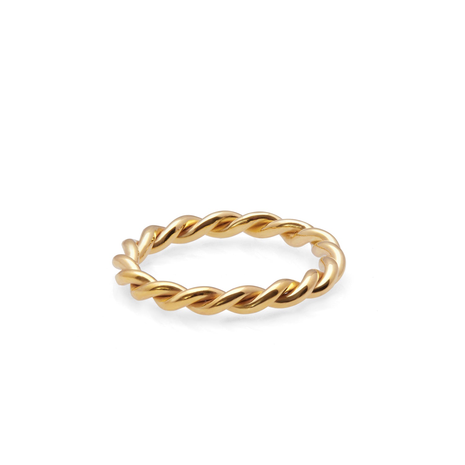 Chunky Twisted Ring - 18k Yellow Gold