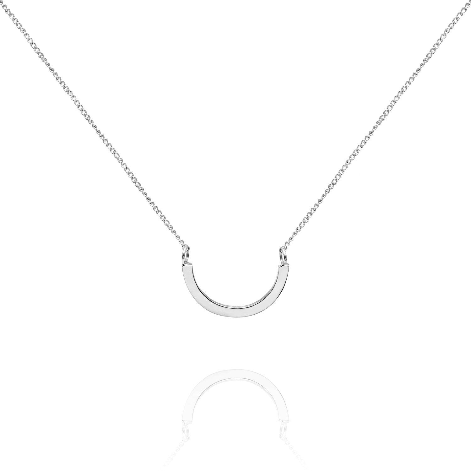 Arc Necklace - Silver - Myia Bonner Jewellery