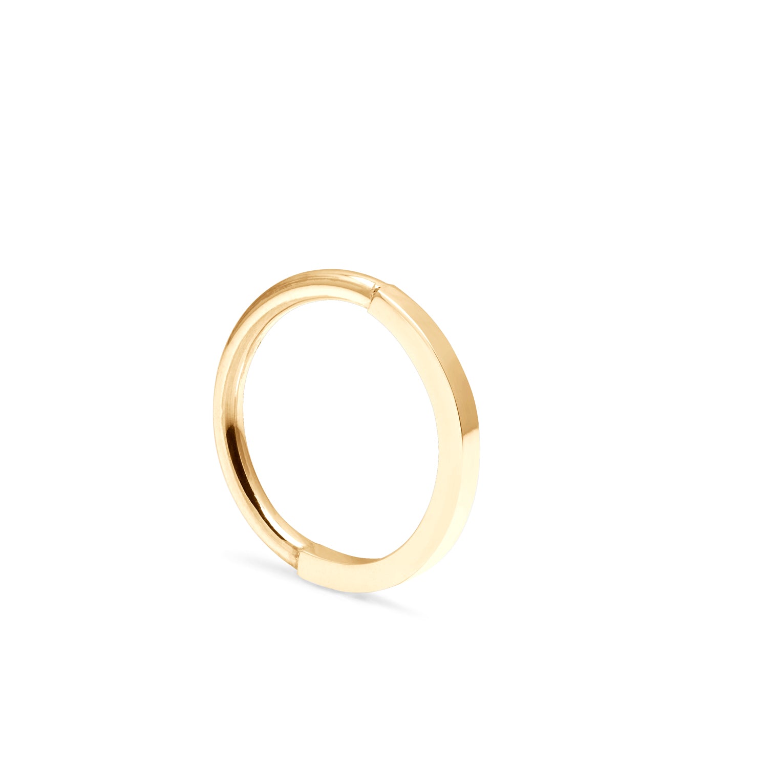 Paradox Square / Round Band - 9k Yellow Gold