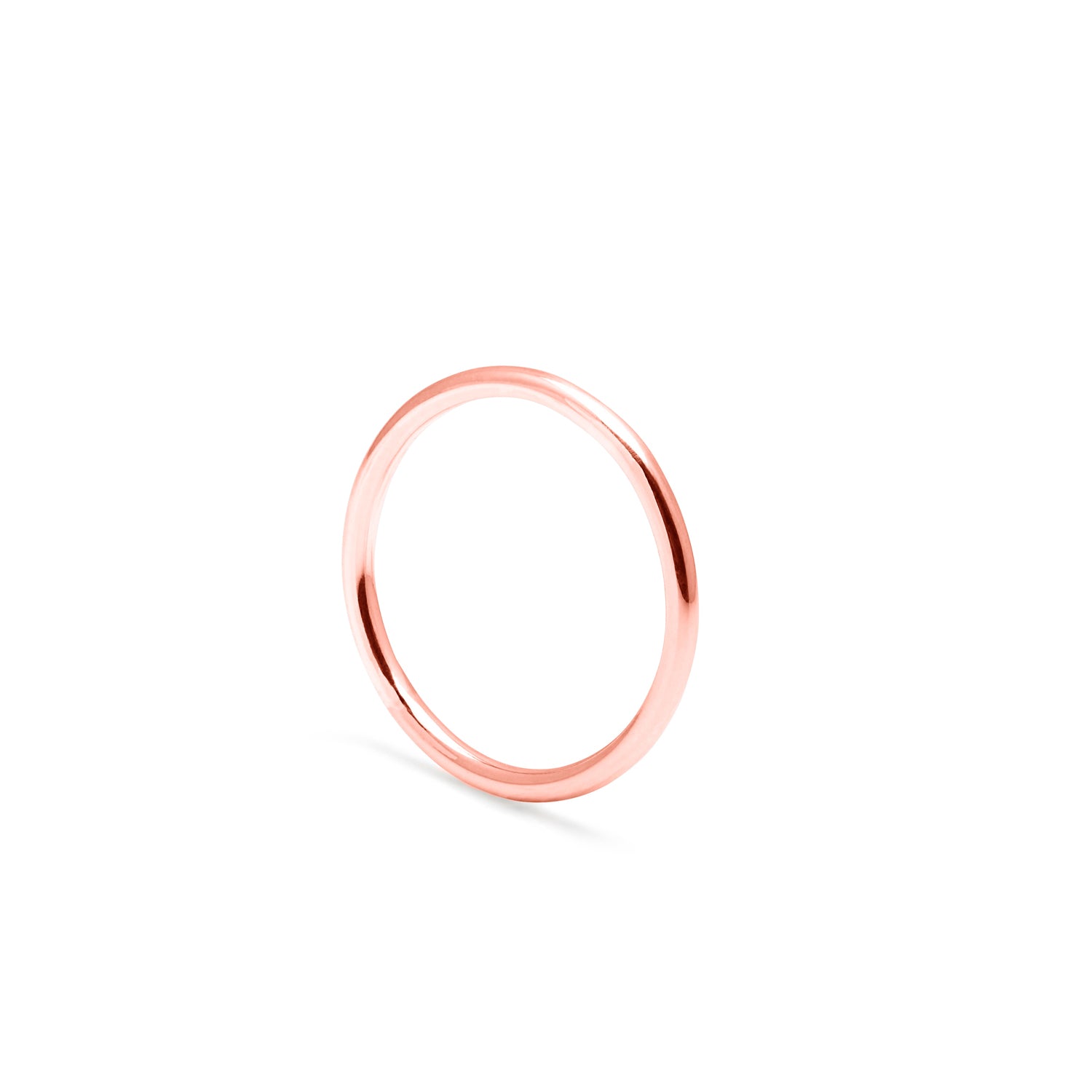Halo Round Ring - 9k Rose Gold