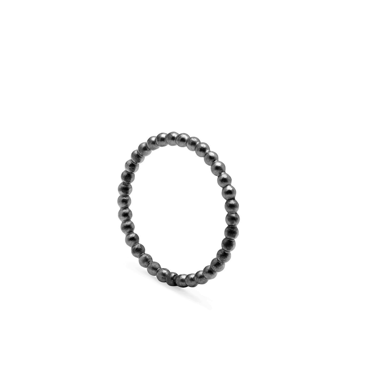 Sphere Band - Oxidised Silver - Myia Bonner Jewellery