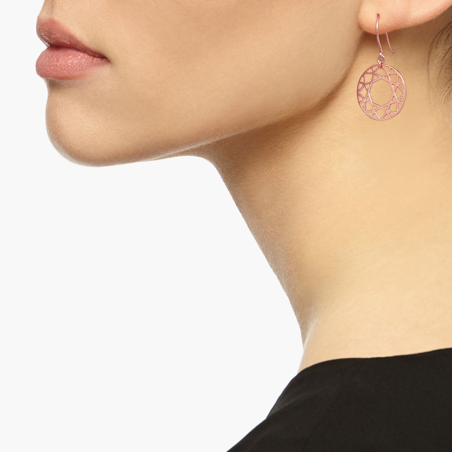 Brilliant Diamond Drop Earrings - Rose Gold - Myia Bonner Jewellery