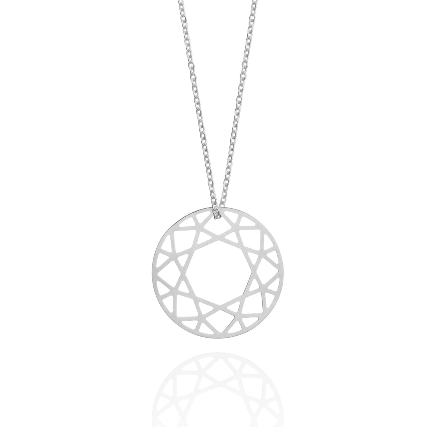 Brilliant Diamond Necklace - Silver - Myia Bonner Jewellery