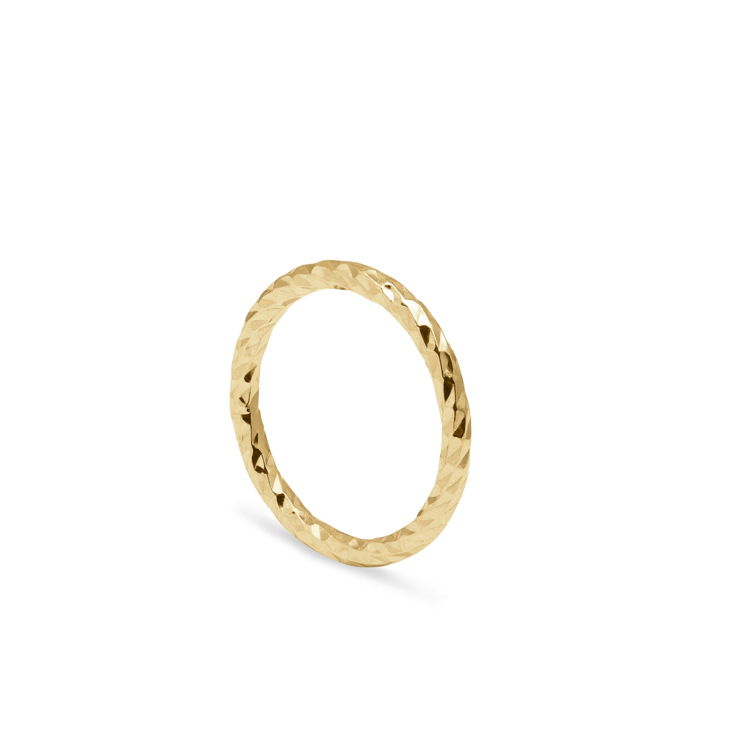 Faceted Diamond Band - Gold - Myia Bonner Jewellery