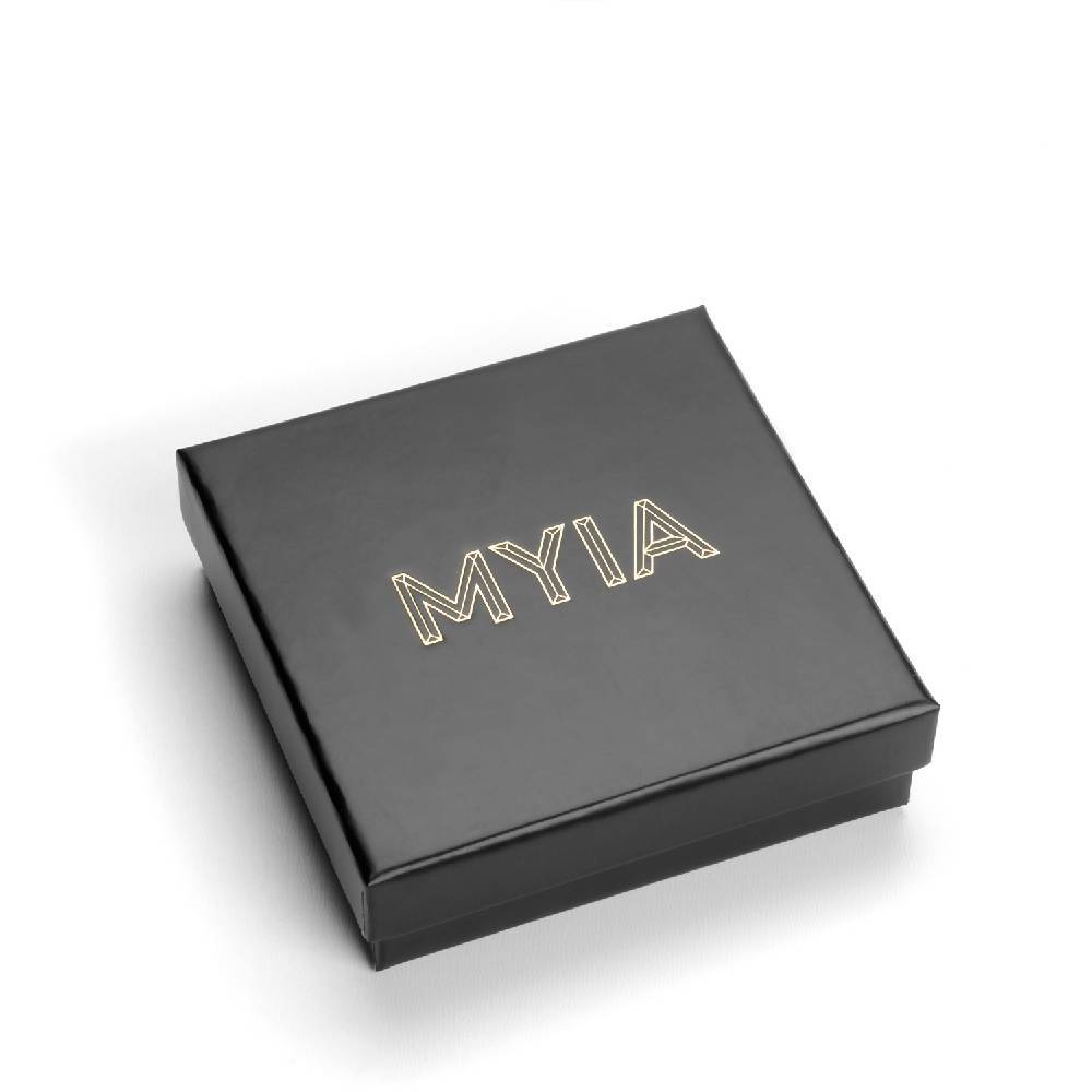 Two-tone Square Ring - 9k Yellow Gold & Silver - Myia Bonner Jewellery