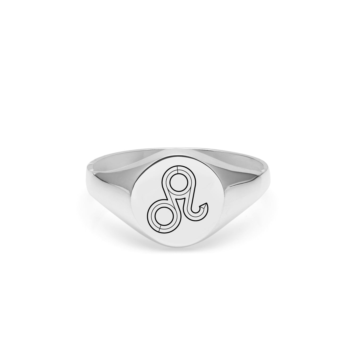 Leo Signet Ring - Silver - Myia Bonner Jewellery