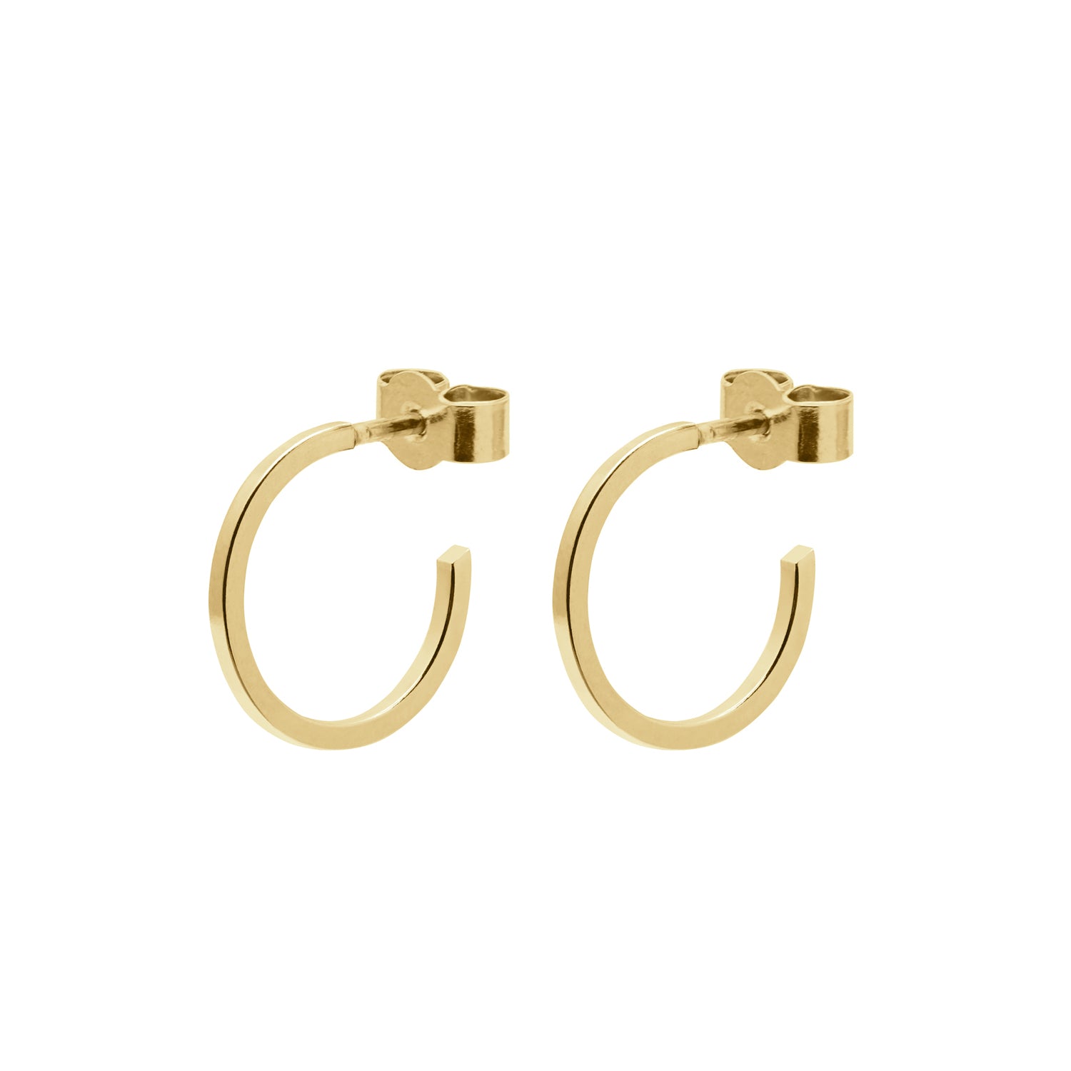 Mini Hoop Earrings - Gold - Myia Bonner Jewellery