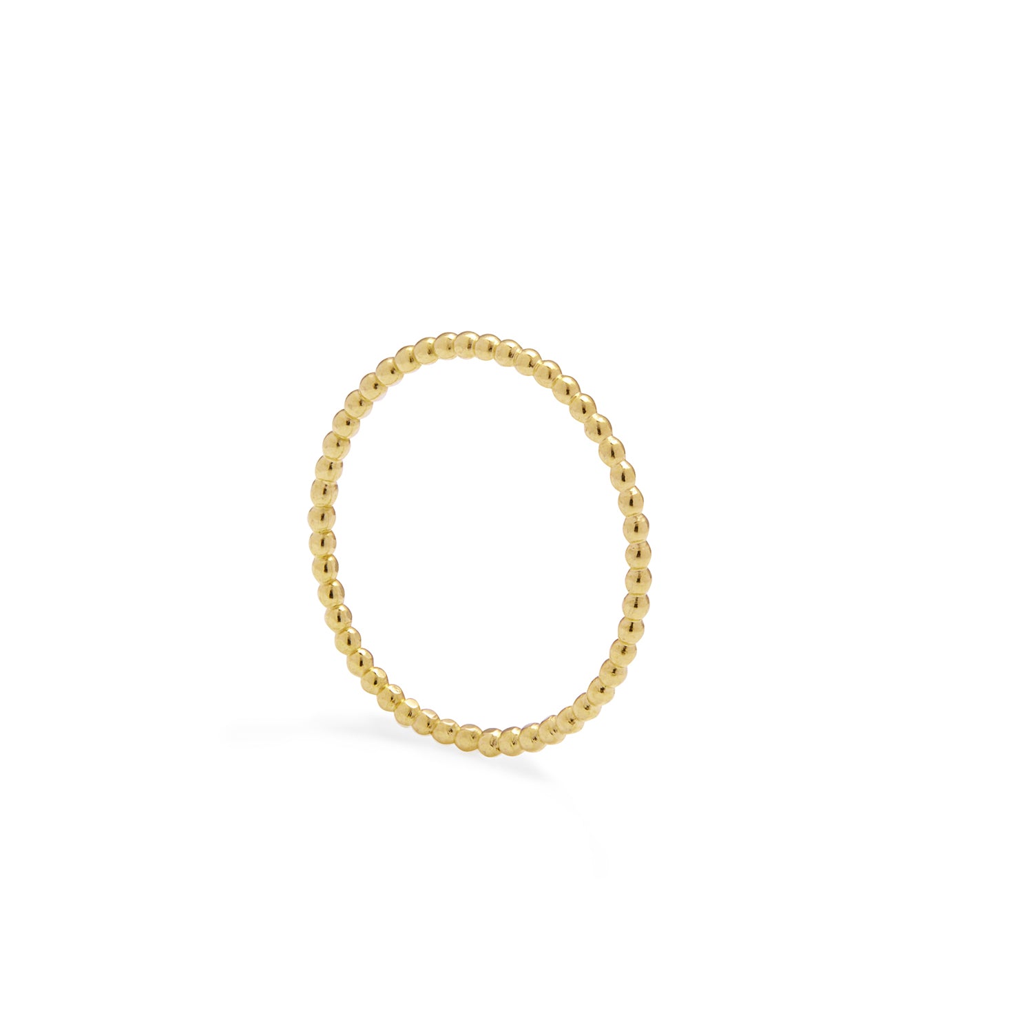 Skinny Sphere Stacking Ring - Gold - Myia Bonner Jewellery